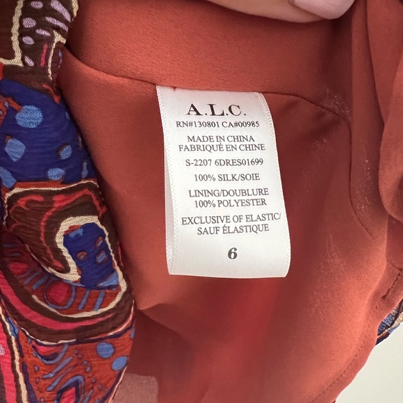 NWOT new 🆕 A.L.C. Corey dress in pink cobalt size 6 - Picture 6 of 9